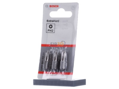 Frontansicht Bosch Power Tools 2 607 001 511 (VE3) Kreuzschlitz.Bit PH Gr.2 XH 25mm 2 607 001 511 (Inhalt: 3)