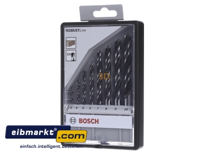 Frontansicht Bosch E-Werkzeuge 2 607 010 533 Holzbohrer-Set 8-tlg. Robustline 