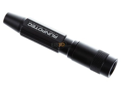 Ansicht oben links Runpotec 20059 LED Lampe mit Batterie, RG6 
