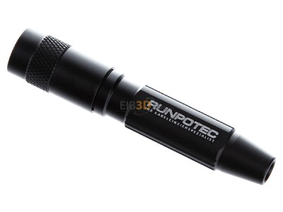 Ansicht oben rechts Runpotec 20059 LED Lampe mit Batterie, RG6 