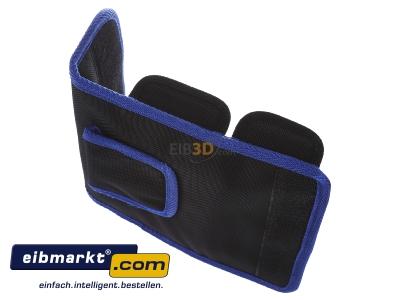 Ansicht oben hinten Klauke KL390TB9 Werkzeugtasche mit 9 VDE Wechselkl. 