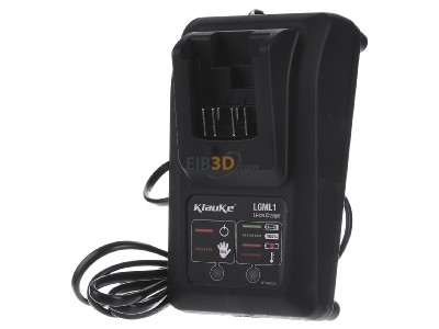 Front view Klauke LGML1 Battery charger for electric tools 
