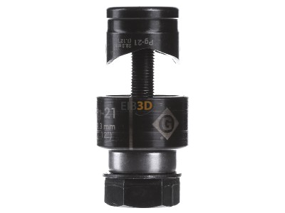 Ansicht hinten Klauke 50369105 Blechlocher PG21 Standard Knockout 