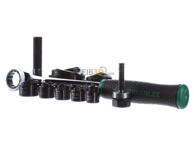 Front view Klauke 50366874 Hole punch set 9 pieces 
