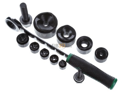View up front Klauke 50366874 Hole punch set 9 pieces 
