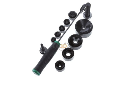 View top right Klauke 50366874 Hole punch set 9 pieces 

