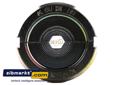 Ansicht hinten Klauke D 22/16 Presseinsatz 16qmm 