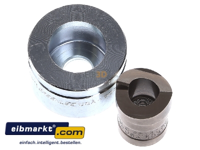 Ansicht oben vorne Klauke 50069543 Blechlocher ISO 20 Stempel+Matrize 