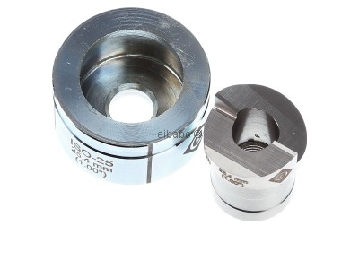 Ansicht oben vorne Klauke 50069560 Blechlocher ISO 25 Stempel+Matrize 
