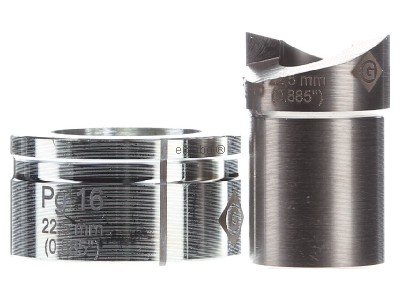 Frontansicht Klauke 50069551 Blechlocher PG16 Stempel+Matrize 