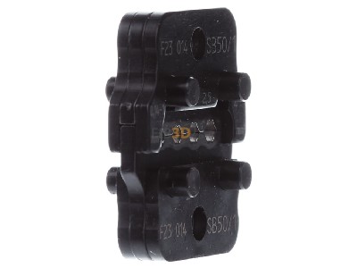 Ansicht links Klauke SB501 Presseinsatz f. gedr. Rundstecker 