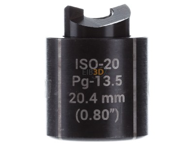 Frontansicht Klauke 52055432 Spalt-Blechlocher-System Speed Punch ISO 20 