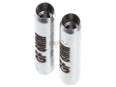 Ansicht oben hinten Runpotec 20321 (VE2) Verbindungshlsen-Set 6mm, Edelstahl 20321 (Inhalt: 2)