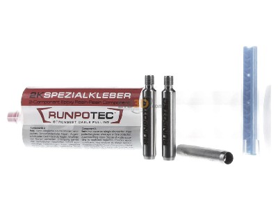 Frontansicht Runpotec 20252 Reparatur-Set f�r 6mm Glasfaser 