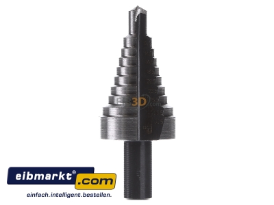 Front view Cimco 20 1275 Step drill bit 32mmISO
