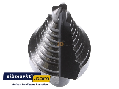 Top rear view Cimco 20 1275 Step drill bit 32mmISO
