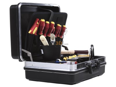 Ansicht links Klauke KL855B22 Hartschalenkoffer bestckt, Lehrling 