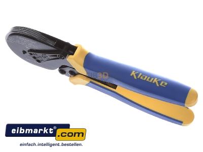 Ansicht oben vorne Klauke K306K Crimpzange f�r AEH 0,08-16qmm 