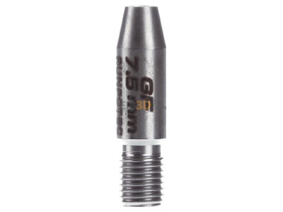 Frontansicht Runpotec 20381 Endh�lse DM 7,5mm Gew.12mm 