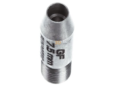 Ansicht oben vorne Runpotec 20381 Endh�lse DM 7,5mm Gew.12mm 