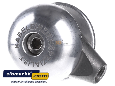 Frontansicht Runpotec 20382 Laufrolle DM=50 Gew.RTG D12mm 