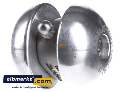Ansicht links Runpotec 20382 Laufrolle DM=50 Gew.RTG D12mm 