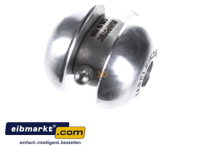 Ansicht oben links Runpotec 20382 Laufrolle DM=50 Gew.RTG D12mm 