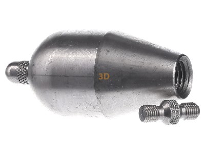 Ansicht links Runpotec 20404 Anfangsbirne DM 30mm Gew.12mm eds 