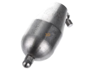 Ansicht oben hinten Runpotec 20404 Anfangsbirne DM 30mm Gew.12mm eds 