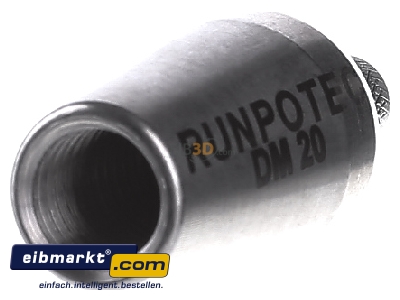 Ansicht links Runpotec 20409 Anfangsbirne DM 20mm Gew.12mm eds 