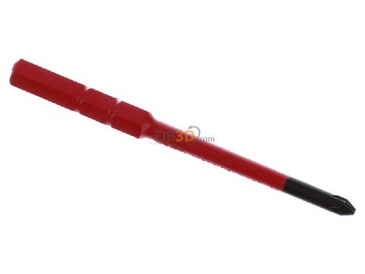 Top rear view Wiha 2831-12 PZ 1x75 Bit for cross-head screws Pozidriv PZ 1 

