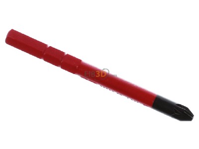 Top rear view Wiha 2831-12 PZ 2x75 Bit for cross-head screws Pozidriv PZ 2 
