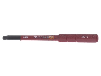 Frontansicht Wiha 2831-15 T15x75 TORX Schraubendreher SoftFinish electric 