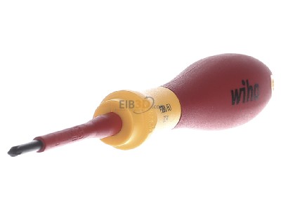 Ansicht links Wiha 324SF PZ 0x60 Pozidriv Schraubendreher SoftFinish electric 