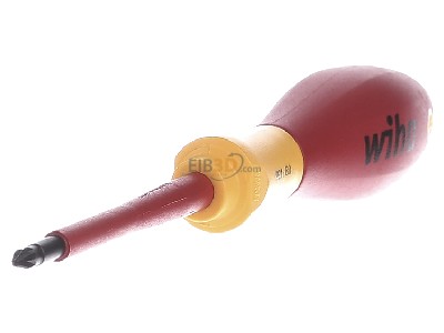 Ansicht links Wiha 324SF PZ 1x80 Pozidriv Schraubendreher SoftFinish electric 