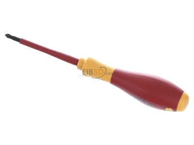Ansicht oben vorne Wiha 324SF PZ 1x80 Pozidriv Schraubendreher SoftFinish electric 