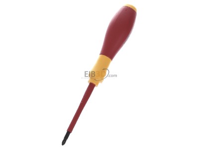 Ansicht oben links Wiha 324SF PZ 1x80 Pozidriv Schraubendreher SoftFinish electric 