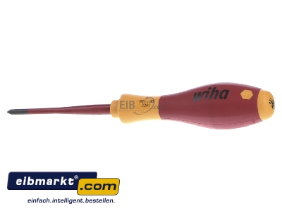 Frontansicht Wiha 3241 SF PZ1x80 Pozidriv Schraubendreher SoftFinish electric 