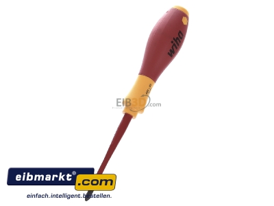 Ansicht oben links Wiha 3241 SF PZ1x80 Pozidriv Schraubendreher SoftFinish electric 