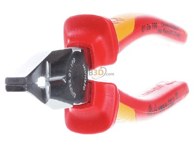 Ansicht links Knipex 01 06 190 Kombizange isoliert, 190mm 