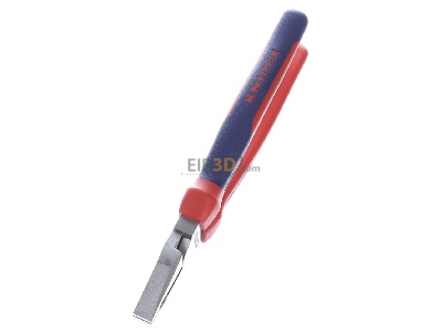 Ansicht oben links Knipex 02 05 225 Kraft-Kombizange verchromt, 225mm 