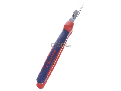 Ansicht oben rechts Knipex 02 05 225 Kraft-Kombizange verchromt, 225mm 