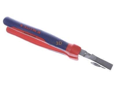 Ansicht oben hinten Knipex 02 05 225 Kraft-Kombizange verchromt, 225mm 