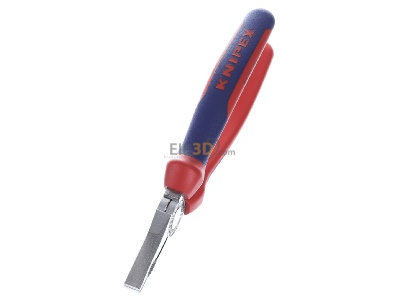 Ansicht oben links Knipex 03 05 180 Kombizange verchromt, 180mm 