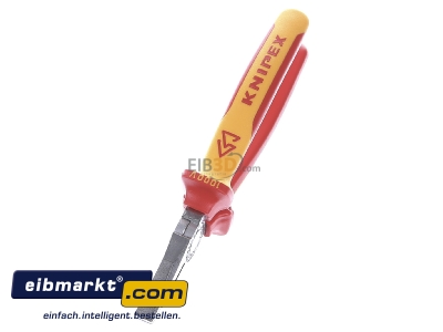 Ansicht oben links Knipex-Werk 03 06 180 Kombizange verchromt, 180mm 