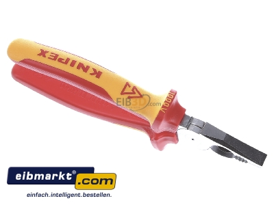 Ansicht oben hinten Knipex-Werk 03 06 180 Kombizange verchromt, 180mm 