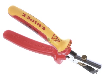 Ansicht oben hinten Knipex-Werk 11 06 160 Abisolierzange isoliert, 160mm 