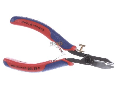 Ansicht hinten Knipex 11 82 130 Elektronik-Abisolierschere spiegelpoliert,130mm 