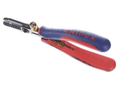 Ansicht oben vorne Knipex 11 82 130 Elektronik-Abisolierschere spiegelpoliert,130mm 