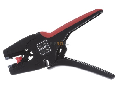 Frontansicht Knipex 12 42 195 Abisolierzange automatisch, 195mm 
